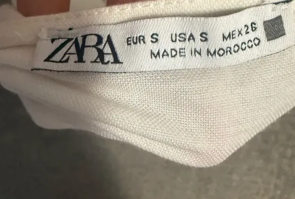 ZARA White Halter Top - Image 4