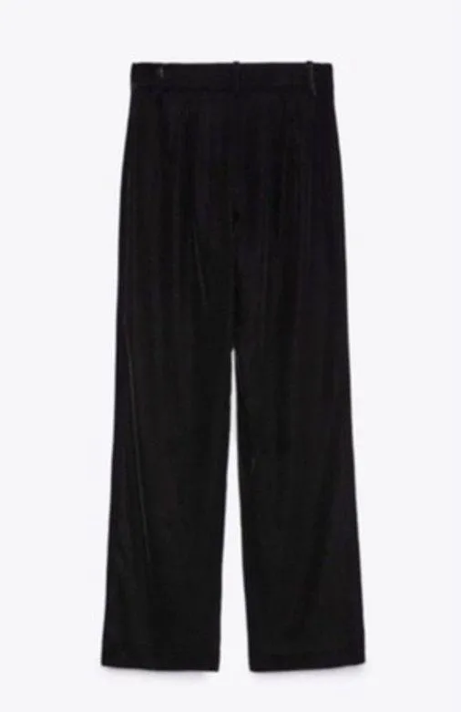 velvet pants black Size Medium 2731/305 - Image 4