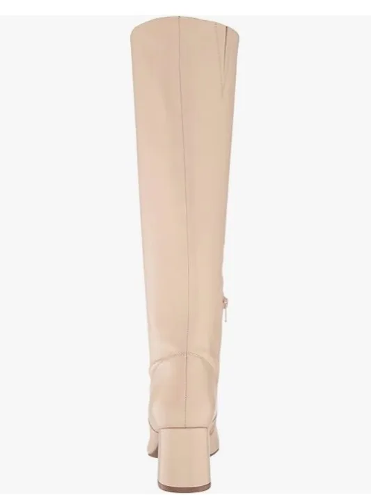 NWOB Seychelles Beige Knee High Block Heel Boots Size 10 - Image 5