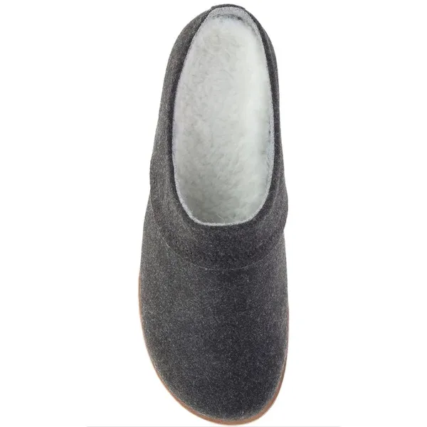 Merrell Juno Clog Wool Women Size‎ 9 Charcoal Grey Cozy Warm Minimalist Shoes - Image 2