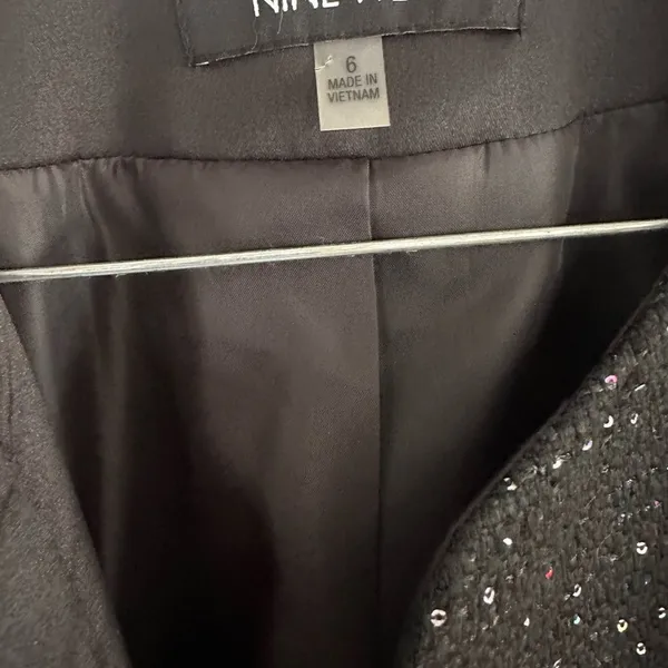 Nine West Women's Sequin Tweed Blazer - Image 6