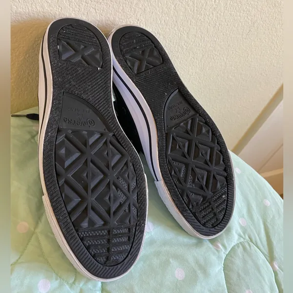 Converse Black Womens Sneakers size 5.5 - Image 12