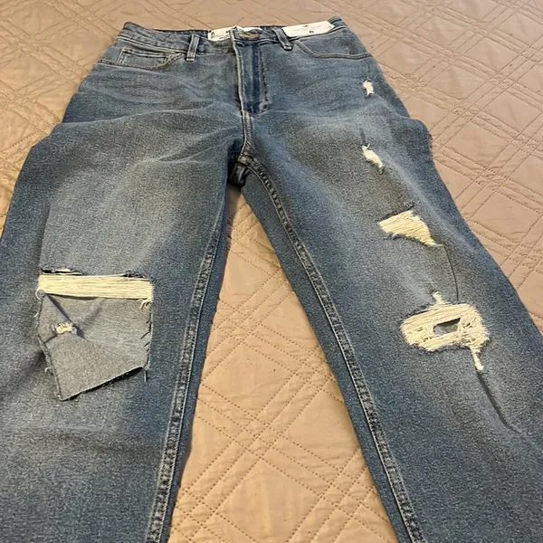 Hollister curvy ultra high dad Jean - Image 8