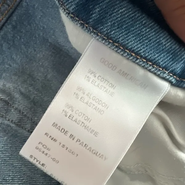 GOOD AMERICAN Good Mom High Waist Jeans Sz 31 - Image 8