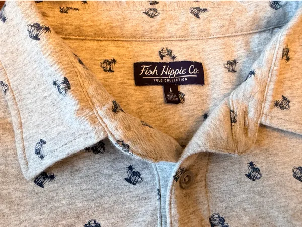 Fish Hippie Shirt Collared - Image 3