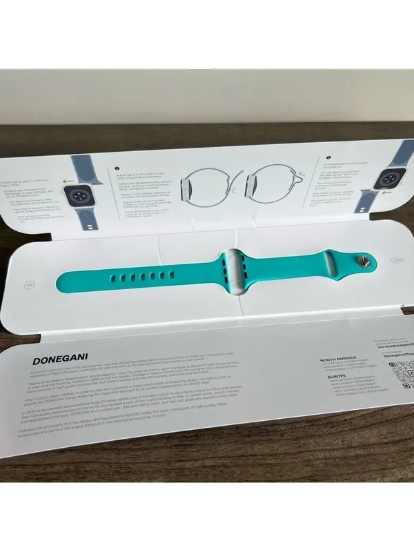 Donegani 45mm Lake Blue Apple Series 8 Comp. Sport Band Watch Band - Image 5