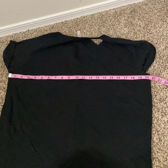 5/$30 🎈 Fabletics women’s small black Whitney‎ cut out tee - Image 5