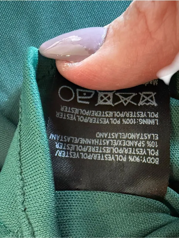 BHLDN x Anthropologie - Edison Emerald Green Velvet Off Shoulder Maxi Dress Sz 2 - Image 10