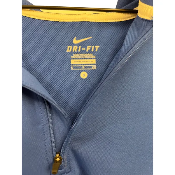 Nike Dri-Fit Running Top Blue Long Sleeve Hooded Women's S Casual Sporty NWT - Image 4