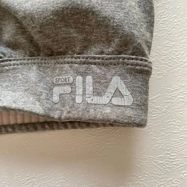 FILA Sport Running Sports Bra XL Gray Racerback Medium Support Athletic - Image 6
