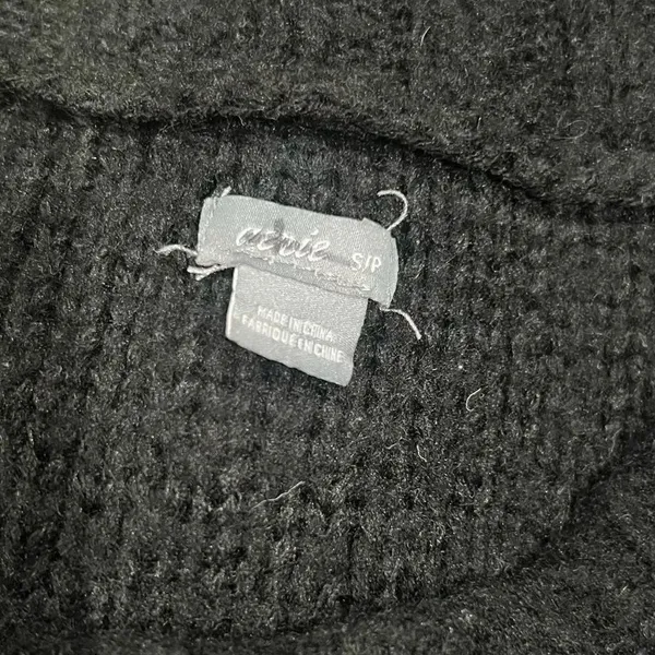 Aerie Cable Knit Black Soft Sweater Women’s Small - Image 4