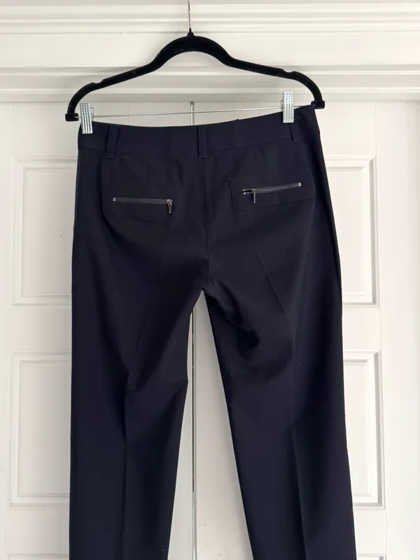 Tory Burch Eliza Navy Trouser Pants, size 2 - Image 8