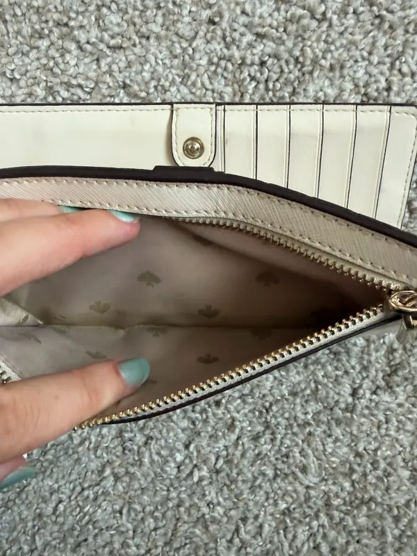 Kate Spade Wallet Leather White - Image 5