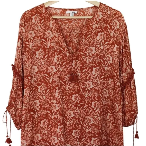 Amuse Society Costello Fringe Mini Dress Small - Image 5
