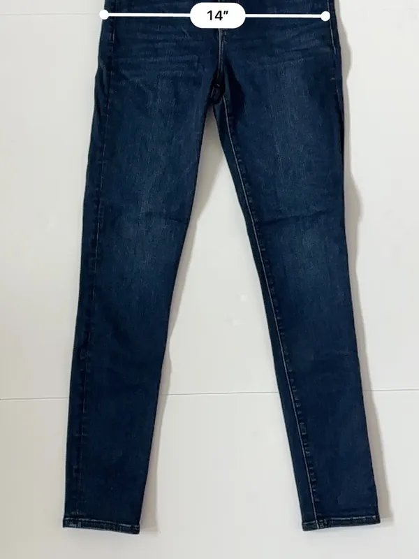 Abercrombie & Fitch Super Skinny High Rise Jeans 26/2 Dark Wash Petite 27” - Image 6