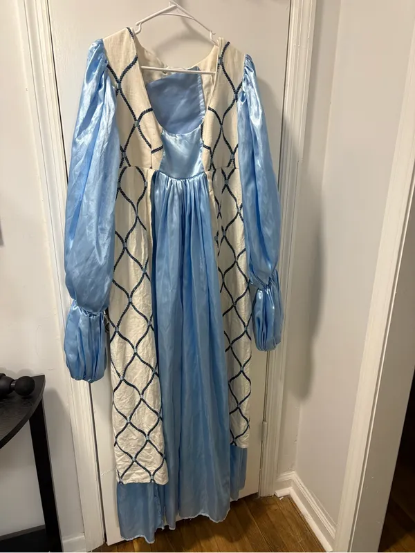 Ever After cosplay renaissance dress Blue Size L - Image 4