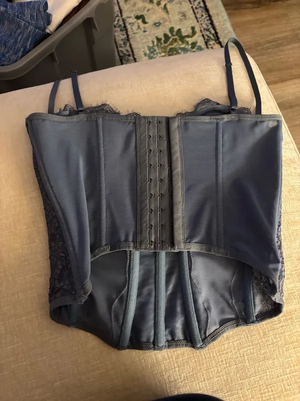 Urban Outfitters Blue Corset Top - Image 2