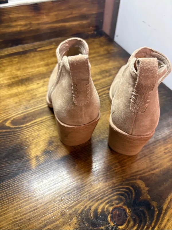 Jeffrey Campbell Tan‎ Rosee Heeled Ankle Boots Size 9.5 - Image 5