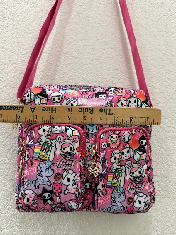 TOKIDOKI Y2Kawaii Double Pocket Super Kawaii Crossbody Bag - Image 7