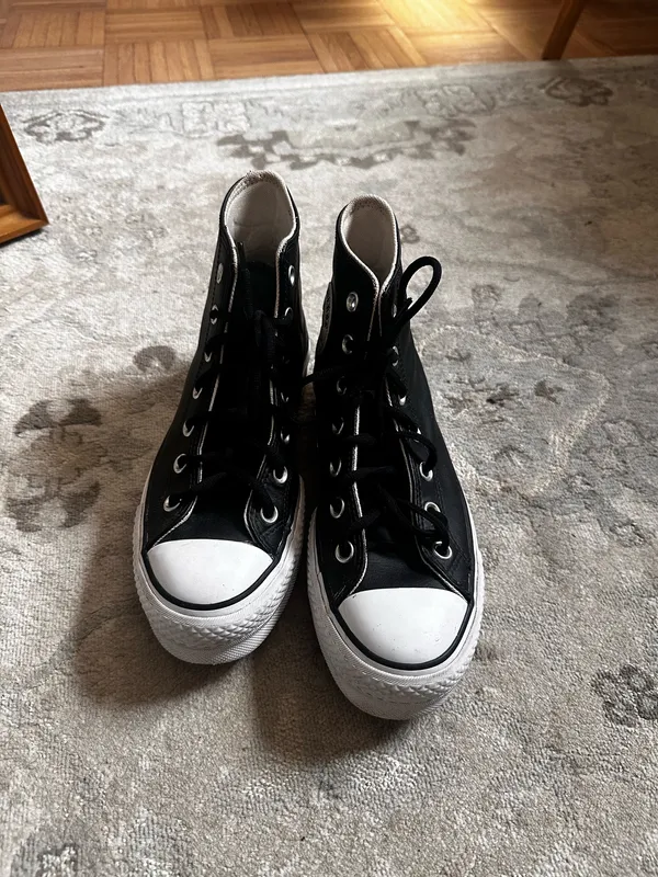 Leather Converse Platform - Image 2