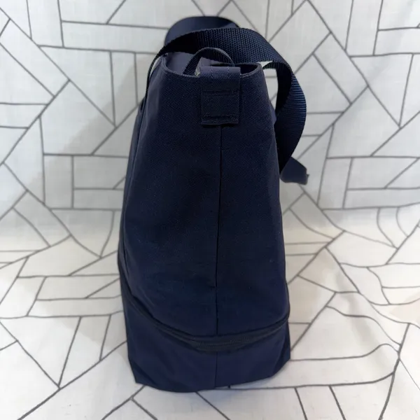 Lo & Sons Catalina Deluxe Tote Navy Blue Canvas Travel Weekend Bag READ - Image 3