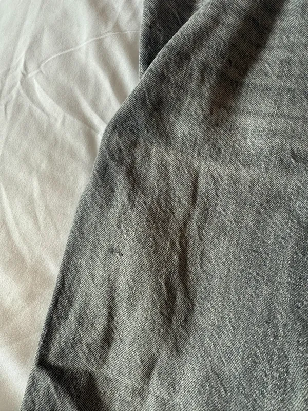American Eagle Dark Grey Wash Distressed High-Rise Mom Jeans Size 00 Short - Image 4