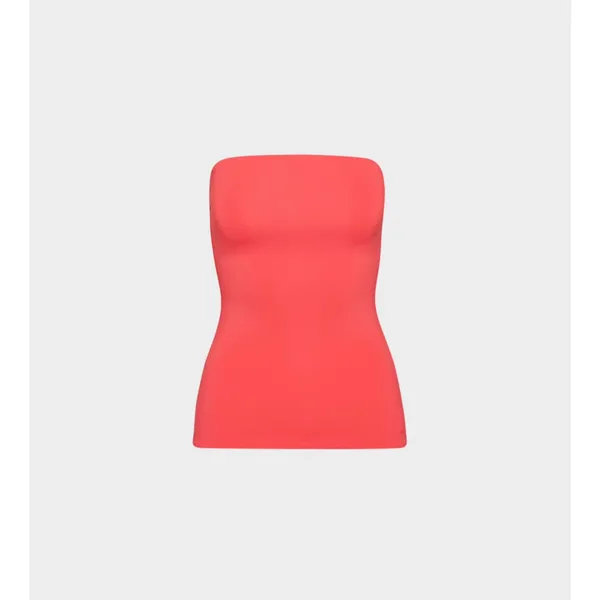 Aritzia Original Contour Hip Tube Top in cherry red, size XS - Image 4
