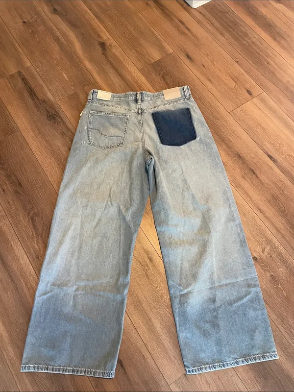 Free People Nia Patchwork Boyfriend Jeans- size 32 - Image 9