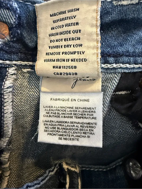 Miss Me Distressed Jeans Cut-Off Capri Cropped Denim Women’s Size 29 - Image 7