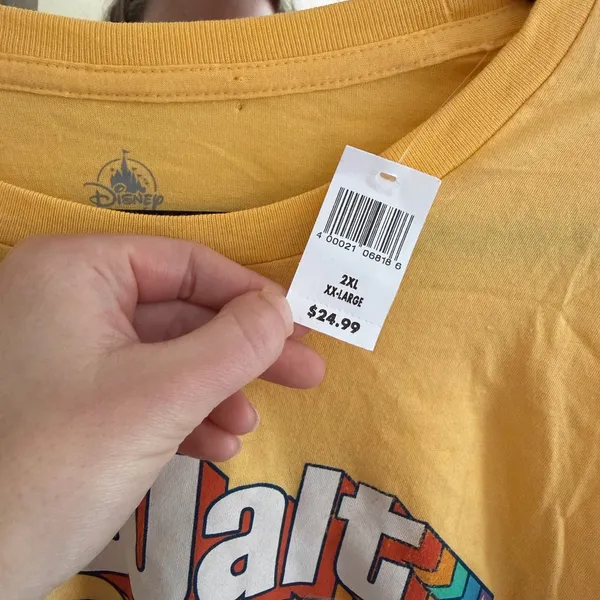 NWT Walt Disney World Yellow Graphic Tee - Image 4