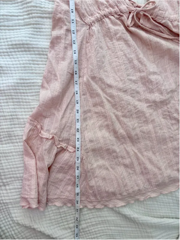 Women's Unbranded Pink Mini Dress, Size M, Cotton - Image 5
