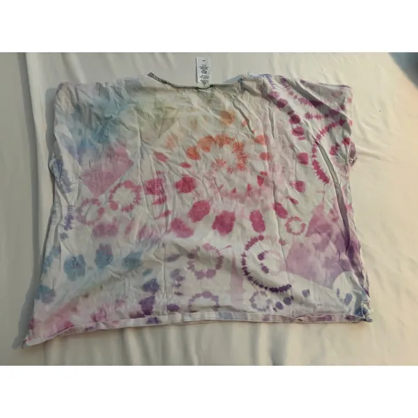 Disney‎ Crop Top Walt Disney World Tie Dye Pastel Logo Tee L/G - Image 4