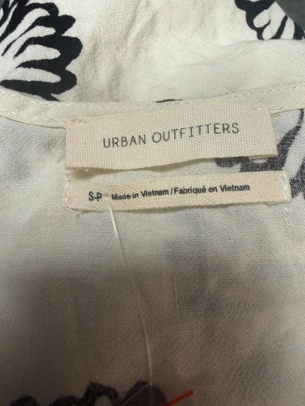 Urban Outfitters Daisy Floral Linen Blend Twist Front Mini Dress Small NWT - Image 12