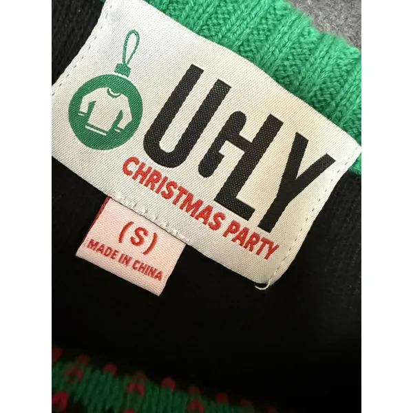 Ugly Christmas Party Orange cat sweater size Small Unisex‎ I Ruined Christmas - Image 7