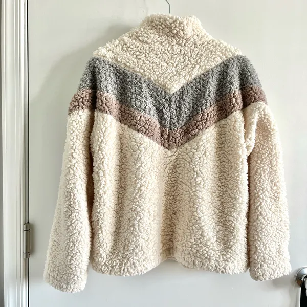 Harper Heritage Cozy Chevron Sherpa Quarter Zip - M - Image 2