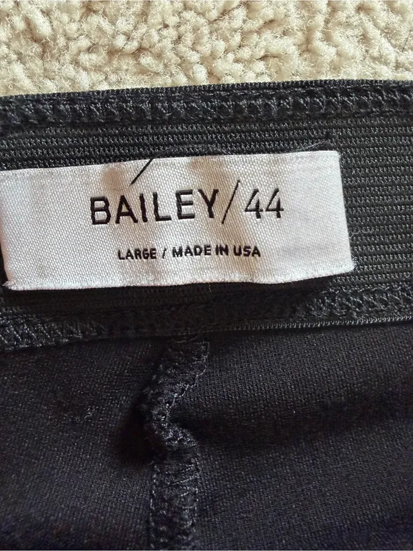 Bailey 44 Pfeifer‎ Black Pull-On Skinny Pants Leggings Size Large - Image 3