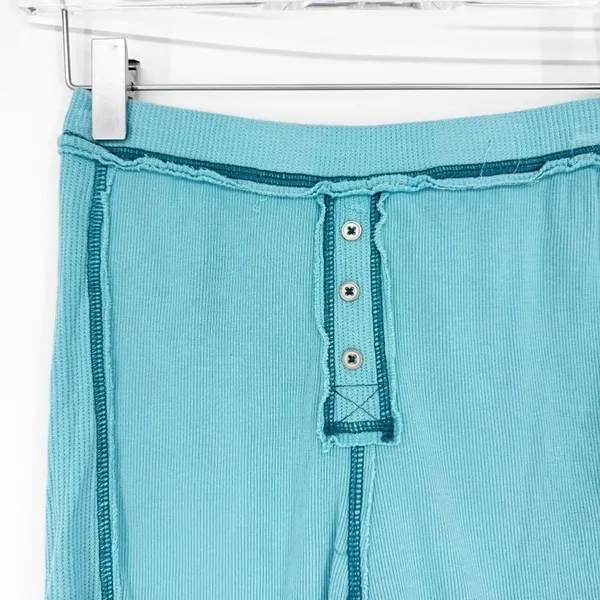 Urban Outfitters Out From Under High Waist Lounge‎ Shorts Women's Size M Blue - Image 4