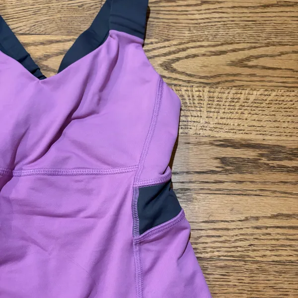Lululemon Push Your Limits Tank  Purple - Image 3