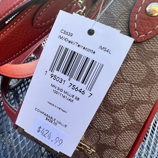 Coach Millie Shoulder Bag In Colorblock Signature Canvas ce639 - Image 8
