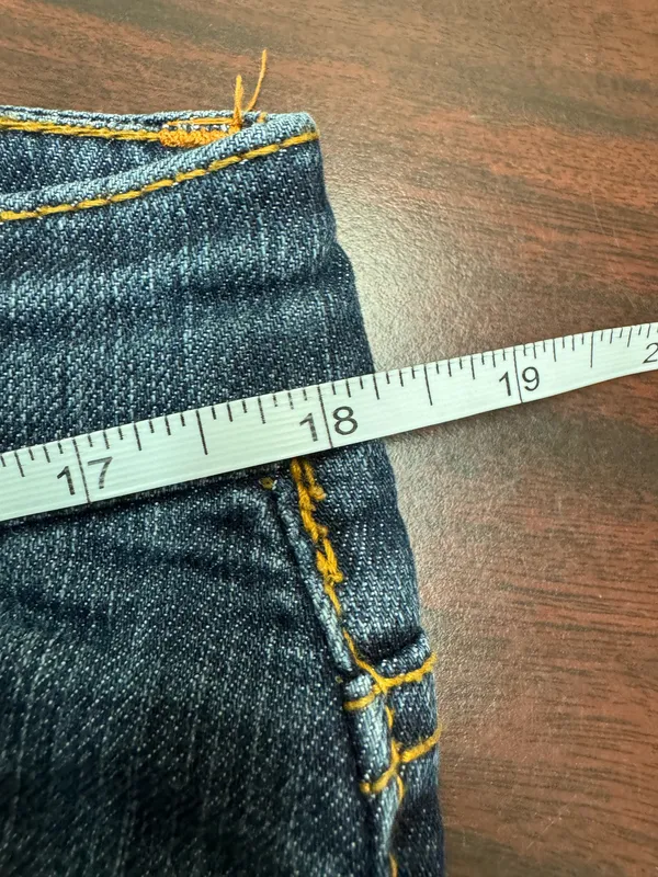 7 For All Mankind Straight Leg Denim Jeans Size 10 - Image 8