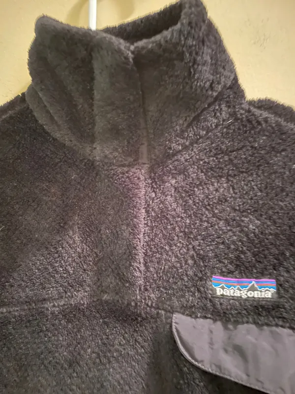 Patagonia Re-Tool Snap T Pullover Black Fleece Soft Warm Pockets Women’s XS - Image 5