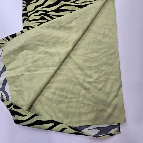 Superdown Ivana Cut Out Maxi in Green Zebra Medium - Image 4