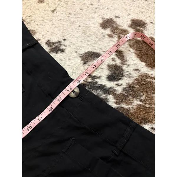 MAEVE Colette Black Linen Blend Stretch Wide Leg Pants size 34 - Image 7