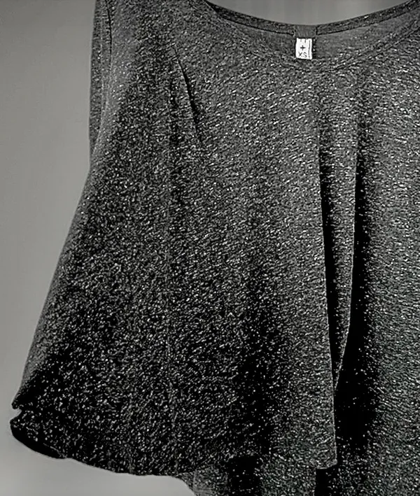 Free People We the Free NWOT Tambourine Scoop Neck Marled Gray Tee Shirt, XS - Image 5