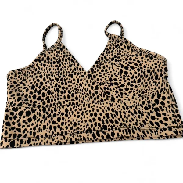 Brandy Melville Cotton Cheetah Print Tank - OS - Image 2