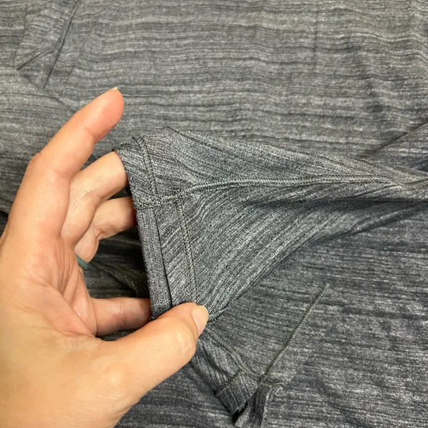 Lululemon Long Sleeve Ventilated Thumbhole Top Gray | Size 6 - Image 2