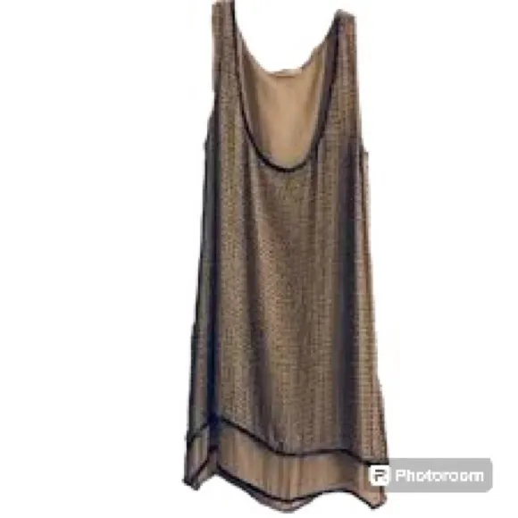 Gold Hawk Embellished Gatsby Double Layer Tank Caribou Sz S NWT Retail $254 - Image 3