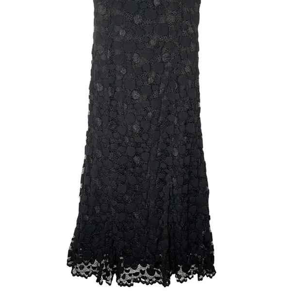 Vintage Harold's Black Lace Dress - Image 3