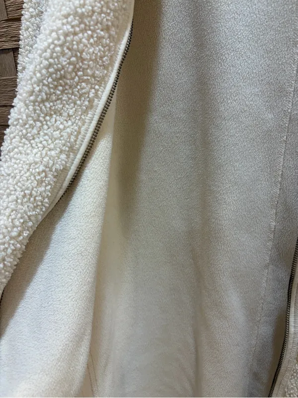 Aritzia Wilfred Free Long Sherpa Liner Jacket EUC M - Image 7