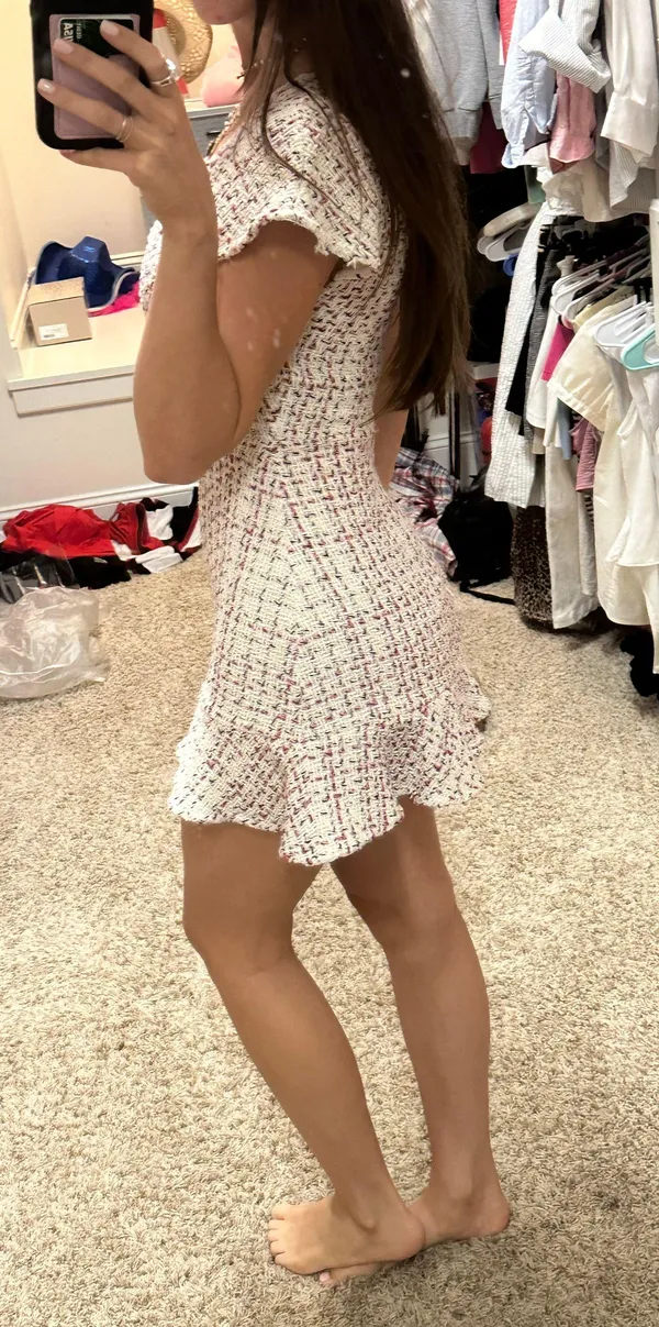 ZARA tweed Dress - Image 5